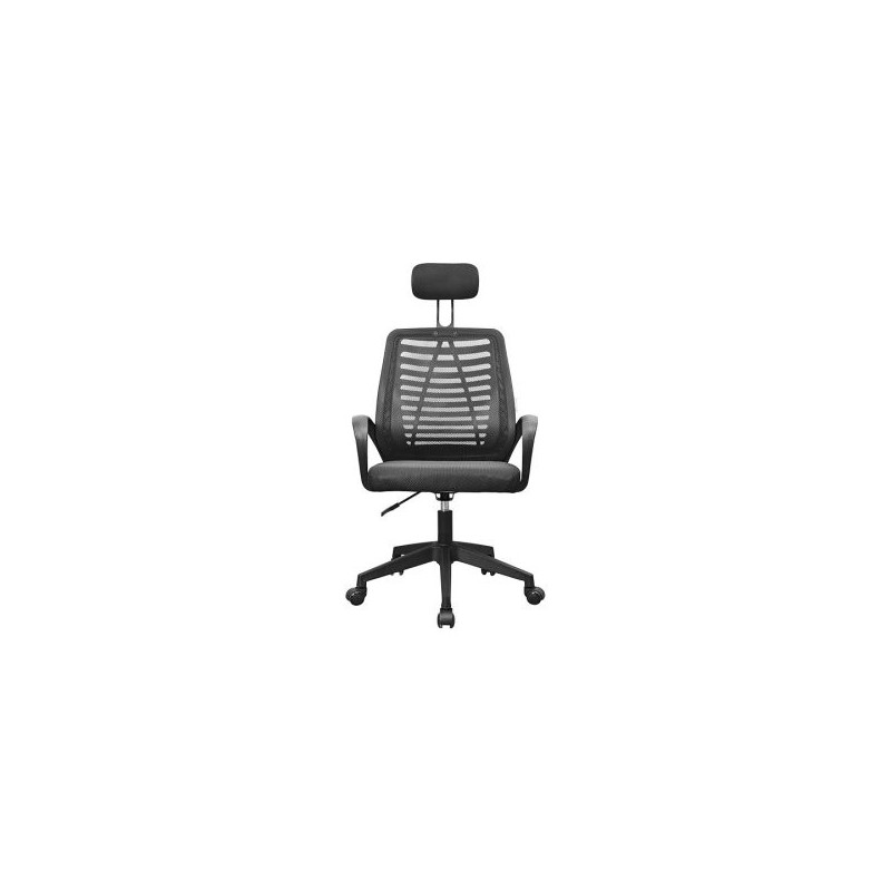 SILLA ERGONOMICA MARS GAMING MGCERGOBBK NEGRO RESPALDO EN MALLA TRANSPIRABLE REPOSACABEZAS AJUSTABLE