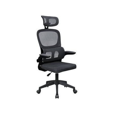 SILLA ERGONOMICA MARS GAMING MGCERGOPROBK MALLA TRANSPIRABLE SOPORTE LUMBAR GRIS