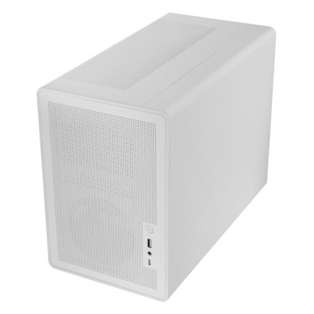 Caja ordenador mars gaming mcxps matx cristal templado blanca
