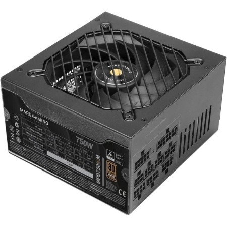 Fuente de Alimentación Mars Gaming MPB750SIM/ 750W/ Ventilador 14cm/ 80 Plus Bronze