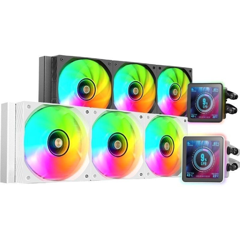 Sistema de Refrigeración Líquida Mars Gaming ML-VISIONPRO360/ Blanco