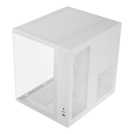 Caja ordenador mars gaming mcvonew atx frgb cristal templado blanca