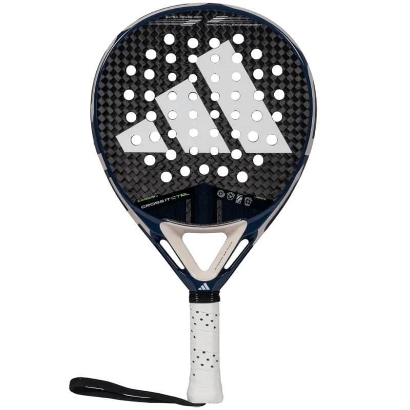 Pala de Pádel Adidas Cross It Carbon Control 3.4 2025/ Azul y Blanca