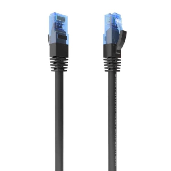Aisens Cable RJ45 CAT.6 UTP AWG26 CCA Negro 30cm