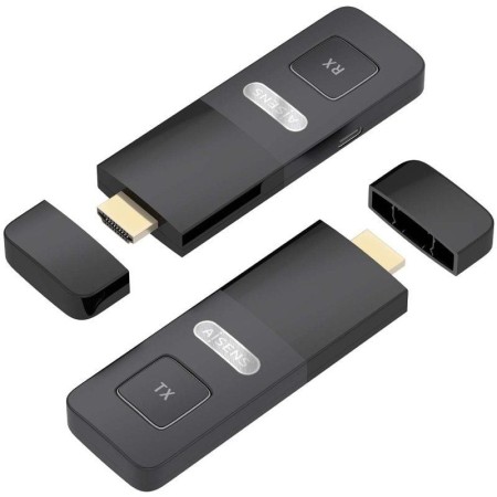 Adaptador/Transmisor de vídeo inalámbrico HDMI Aisens ASWL-H2K30M001-BK