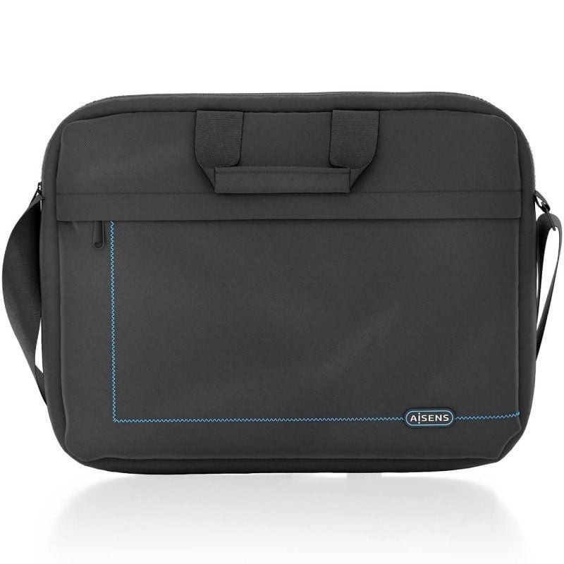 Maletín Aisens ASBG-BC022-BK para Portátiles hasta 15.6″/ Negro