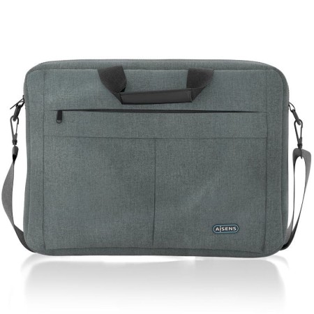 Maletín Aisens ASBG-BC025-GR para Portátiles hasta 15.6″/ Gris