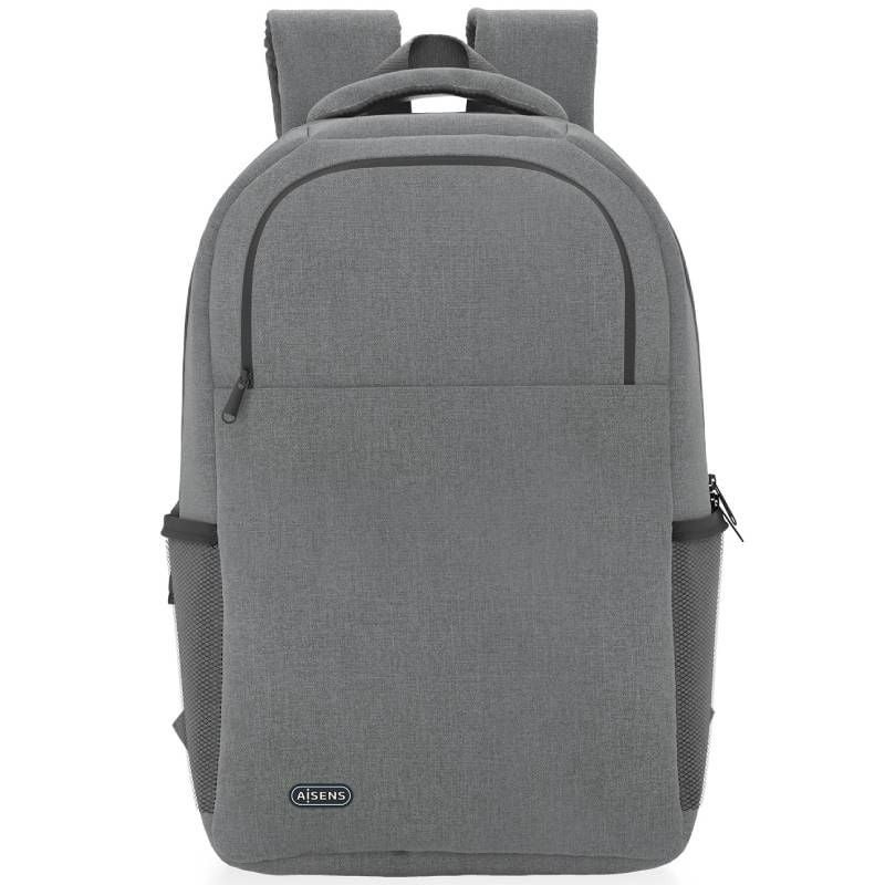 Mochila Aisens Premium ASBG-BP083-GR para Portátiles hasta 15.6″/ Gris