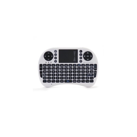 Mini teclado inalambrico wireless 2.4ghz phoenix touchpad multimedia smart tv - tvbox - android tv - color blanco y negro