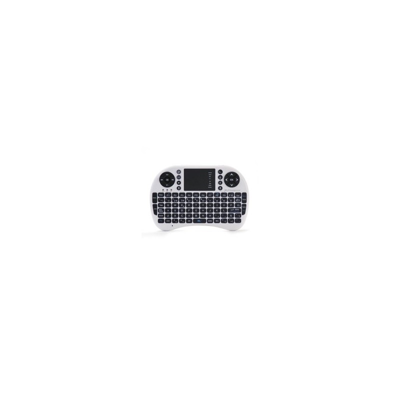 Mini teclado inalambrico wireless 2.4ghz phoenix touchpad multimedia smart tv - tvbox - android tv - color blanco y negro
