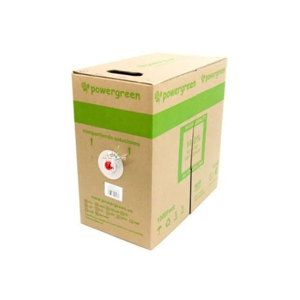 BOBINA DE CABLE PEPEGREEN CAT6 100M EXTERIOR
