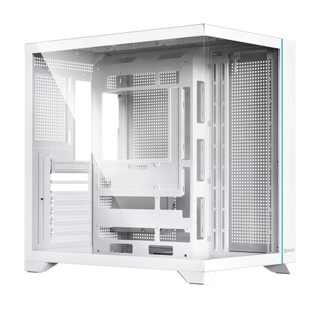 Caja ordenador gaming hiditec h3 pro atx argb cristal templado blanco