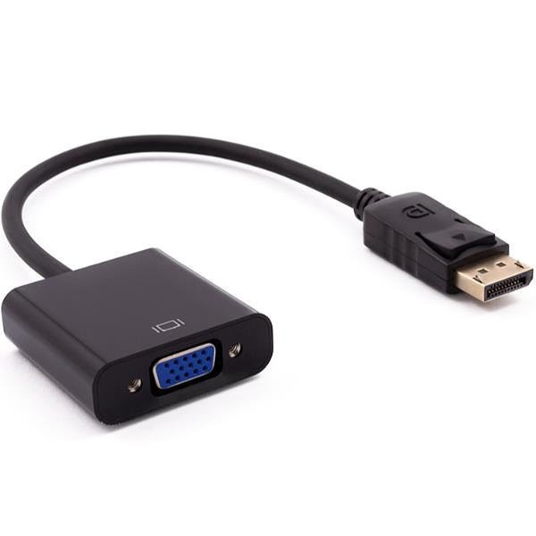Cable adaptador nilox displayport a vga macho hembra