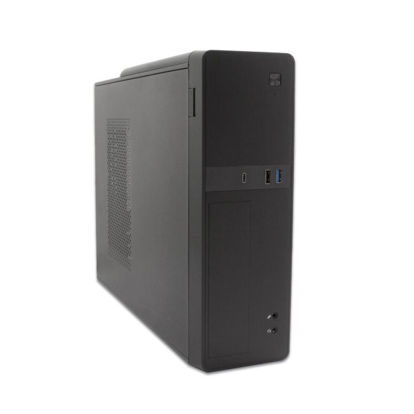 Caja ordenador sobremesa coolbox microatx slim t310 usb - c lector de tarjetas fuente sfx 300w bronze incluida