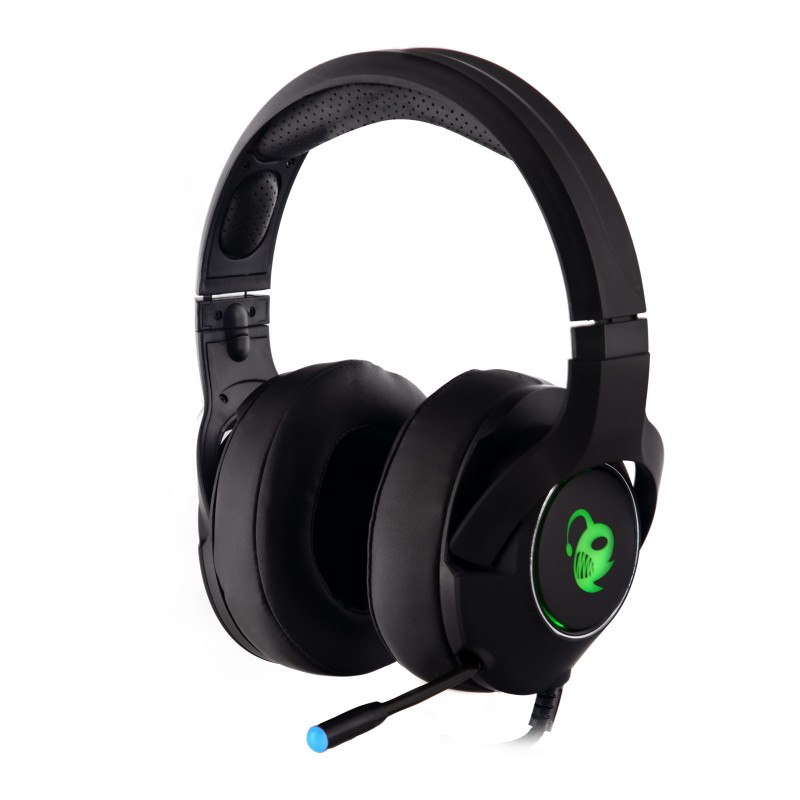 Auriculares con microfono coolbox gaming deepchroma gaming rgb jack