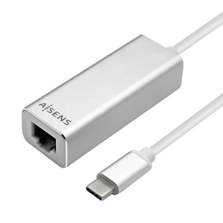Adaptador USB Tipo-C - RJ45 Aisens A109-0341/ 1000Mbps