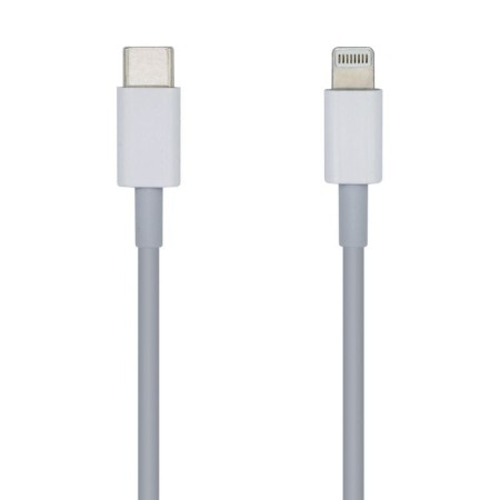 Cable USB Tipo-C 2.0 Lightning Aisens A102-0443/ Lightning Macho - USB Tipo-C Macho/ 480Mbps/ 2m/ Blanco