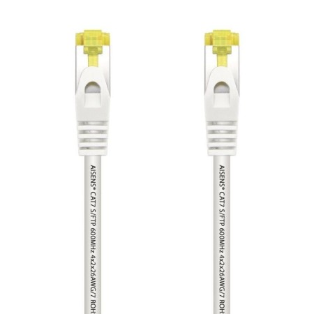 Cable de Red RJ45 SFTP Aisens A146-0490 Cat.7/ 1m/ Blanco