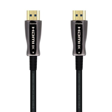 Cable HDMI 2.1 AOC 8K Aisens A153-0521/ HDMI Macho - HDMI Macho/ 50m/ Negro