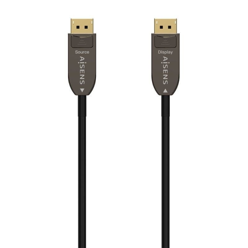 Cable DisplayPort 1.4 AOC 8K Aisens A155-0606/ DisplayPort Macho - DisplayPort Macho/ 10m/ Negro