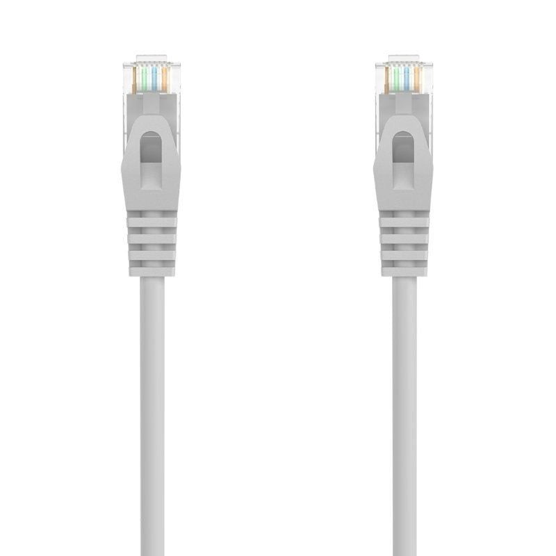 Cable de Red RJ45 AWG24 UTP Aisens A145-0555 Cat.6A/ LSZH/ 20m/ Gris