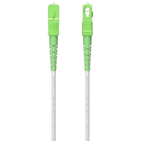 Bobina de Fibra Óptica G657A2 3.0 9/125 SMF Aisens A152-0619/ LSZH/ 150m/ Blanco
