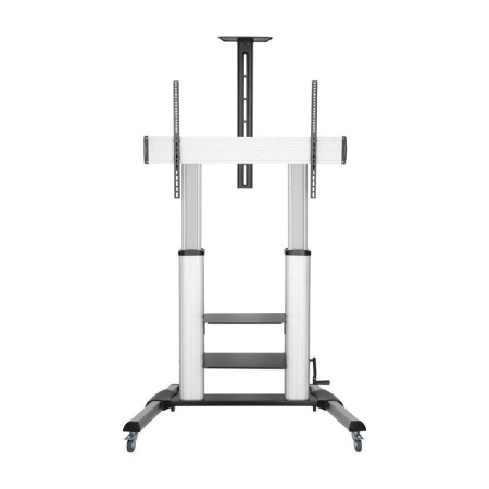 Soporte de Suelo Inclinable con Ruedas y Manivela Aisens FT100TE-125 para TV 60-100″/ hasta 100kg