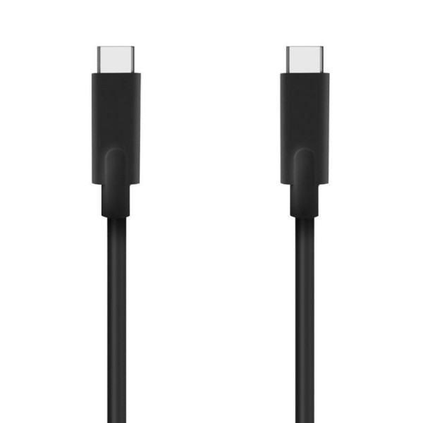 Cable USB 3.2 Tipo-C Aisens A107-0707 5GBPS 3A 60W/ USB Tipo-C Macho - USB Tipo-C Macho/ Hasta 60W/ 5Gbps/ 5m/ Negro