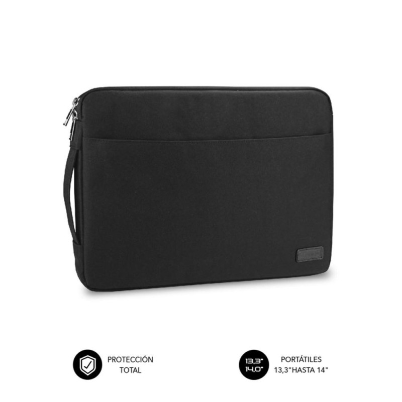 Funda subblim urban laptop sleeve para portatil 13.3 pulgadas - 14 pulgadas negro