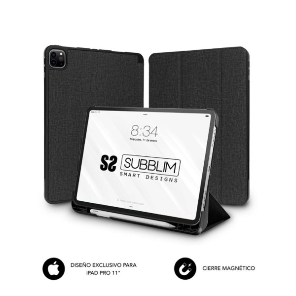 Funda subblim shock case para ipad pro 11 pulgadas negro