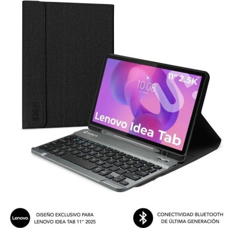 Funda con Teclado Subblim Keytab Pro BT Lenovo Idea Tab 11″ 2025/ Negra