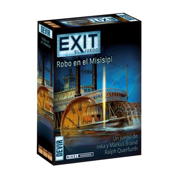 Juego de mesa exit 14 robo en el mississippi