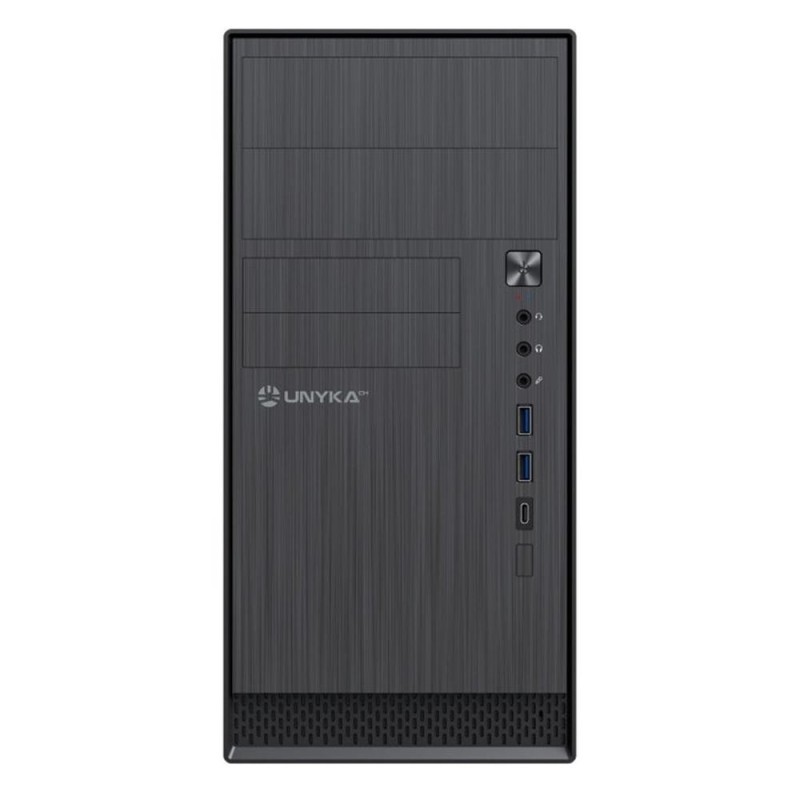 Caja ordenador unykach aero c12 matx negra