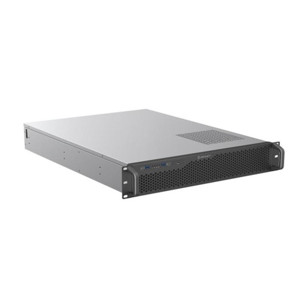 Caja rack unykach 2u 19 pulgadas plata