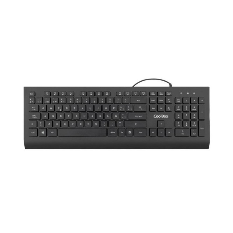 Teclado coolbox coo - tec01 - u negro