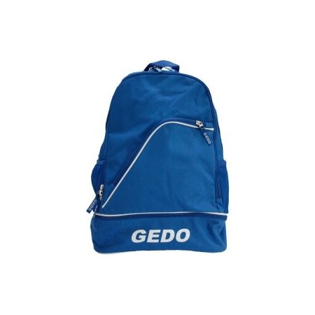 MOCHILA GEDO NAPOLI 4 COMPARTIMIENTOS UNO INFERIOR PARA BOTAS ACOLCHADA COLOR AZUL NAVY