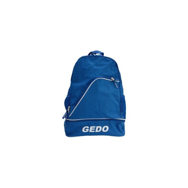 MOCHILA GEDO NAPOLI 4 COMPARTIMIENTOS UNO INFERIOR PARA BOTAS ACOLCHADA COLOR AZUL NAVY