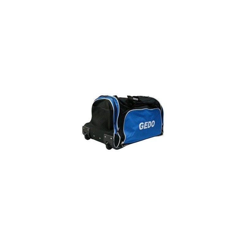 BOLSA DE DEPORTE GEDO MILAN TROLLEY 4 DEPARTAMENTOS RUEDAS COLOR NEGRO Y AZUL