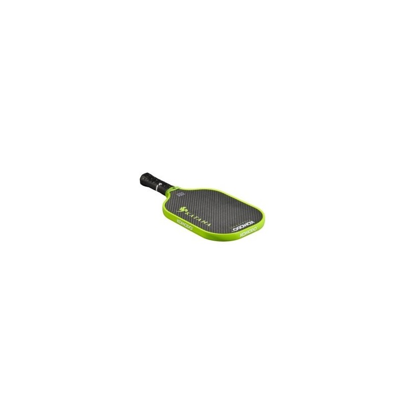 PALA PICKLEBALL KOMODO KATANA VERDE KEVLAR PRO 16mm SUPERFICIE DUPONT KEVLAR, NUCLEO TERMOFORMADO