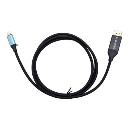 Cable displayport a usb tipo c i - tec 1.5m - macho - macho - negro