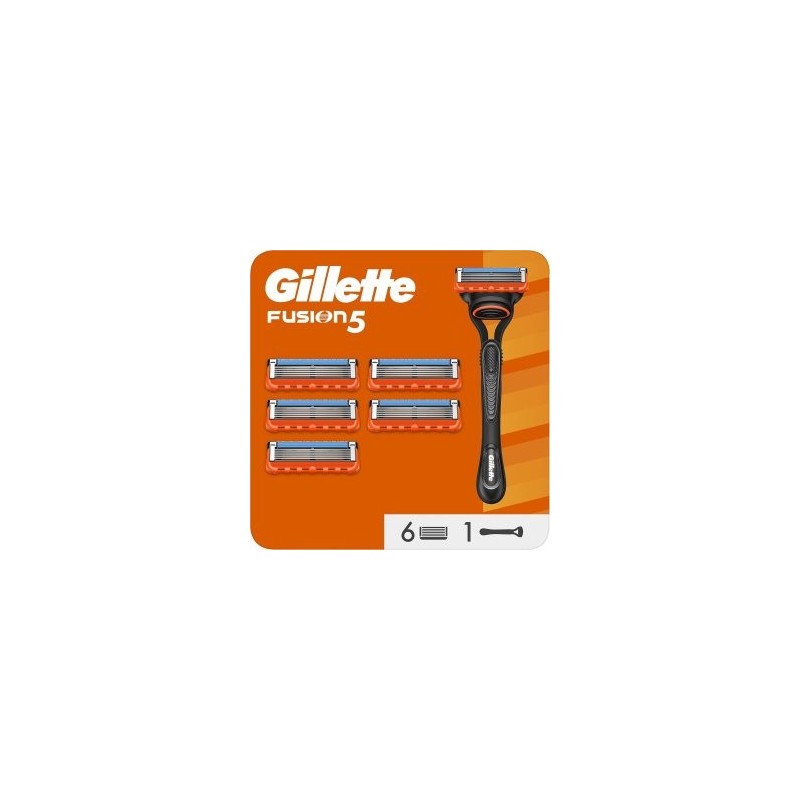 CUCHILLA DE AFEITAR GILLETTE FUSION 5 TECNOLOGIA FLEXBALL BANDA LUBRICANTE 6 RECAMBIOS