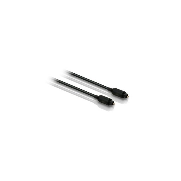 CABLE TOSLINK PHILIPS SWA2302W/10 OPTICO DIGITAL AUDIO 1.5m COLOR NEGRO