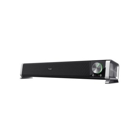 BARRA DE SONIDO TRUST ASTO HORIZONTAL 12W CONTROL DE VOLUMEN CONEXION AURICULAR Y MICROFONO 21046