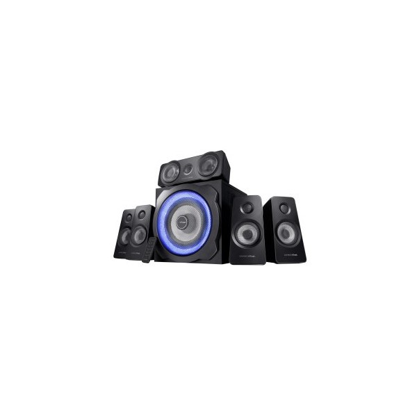 (Km0) ALTAVOCES 5.1 GAMING TRUST GXT 658 TYTAN SURROUND RMS 90W (COMPATIBLE PC Y CONSOLAS) CASH30