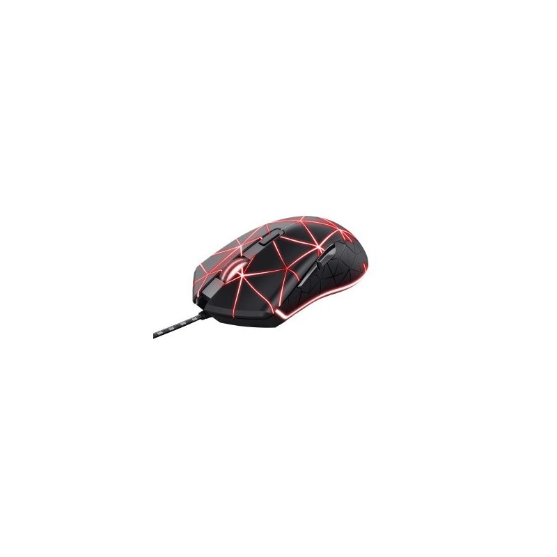 MOUSE TRUST GAMING RGB GXT 133 LOCX ILUMINACION LED 800-4000ppp DPI 6 BOTONES PROGRAMABLES 22988