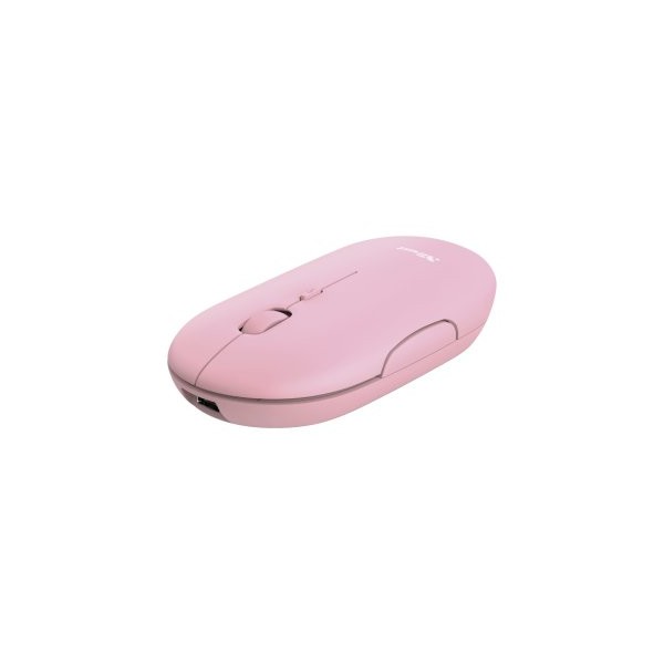 MOUSE TRUST WIRELESS PUCK RECARGABLE- ULTRAFINO - BOTONES SILENCIOSOS- 800/1200/1600DPI - RECEPTOR M