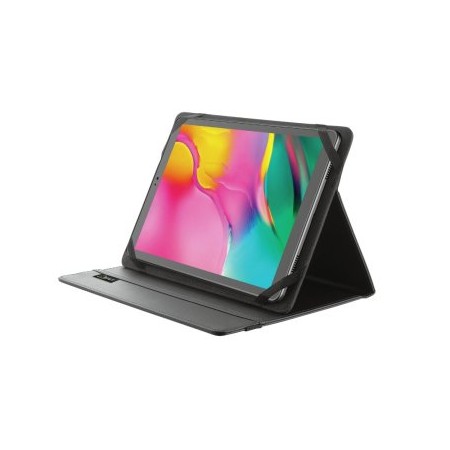 FUNDA TABLET TRUST PRIMO FOLIO TABLETS 10″ PET RECICLADOS NEGRO 24214