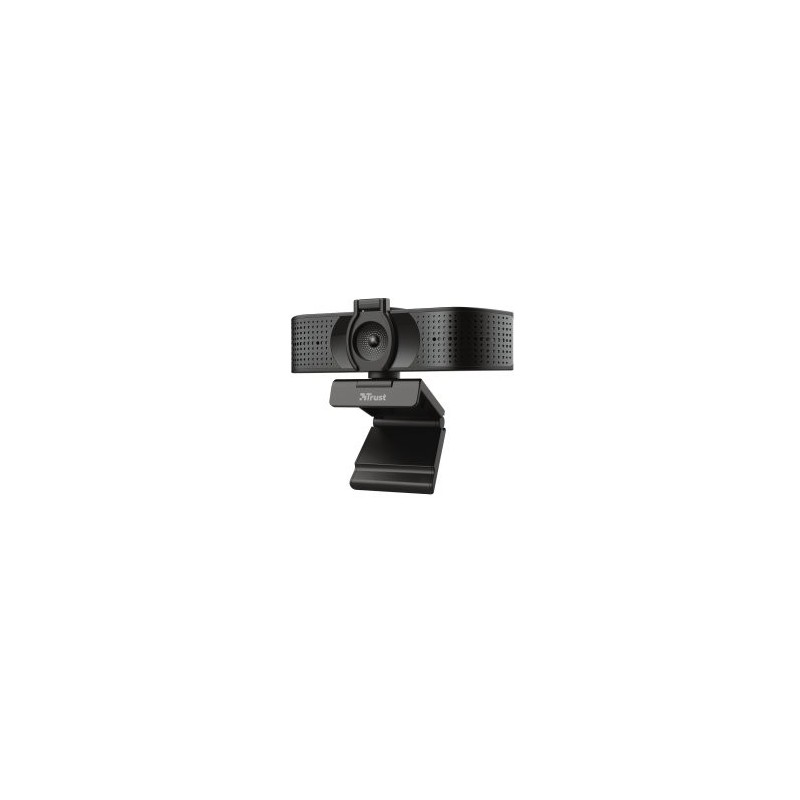 WEBCAM TRUST TEZA 4K UHD 3840X2160 30FPS FOV 74 GRADOS AUTOFOCUS PRIVACIDAD NEGRO