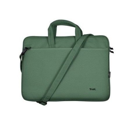 MALETIN DE PORTATIL 16″ TRUST BOLOGNA ECO16″ - COMPARTIMENTO PRINCIPAL ACOLCHADO - COLOR VERD