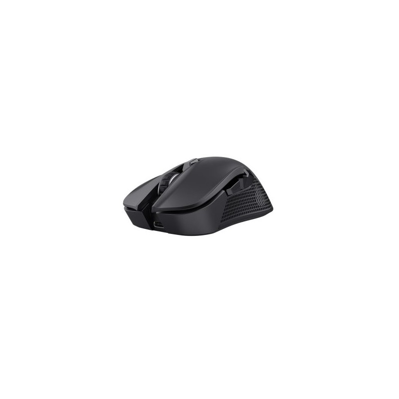 MOUSE TRUST GAMING WIRELESS RGB GXT 923W YBAR RGB 7200DPI 6 BOTONES RECARGABLE 50H COLOR NEGRO 24888